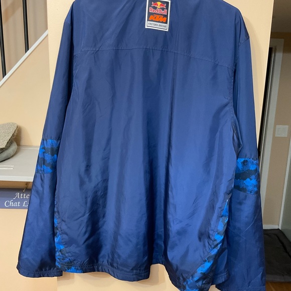 KTM / RED BULL factory racing jacket . XL . Blue/orange . NWT - Picture 2 of 5